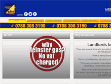Tablet Screenshot of leinster-gas.com